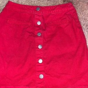 button up skirt